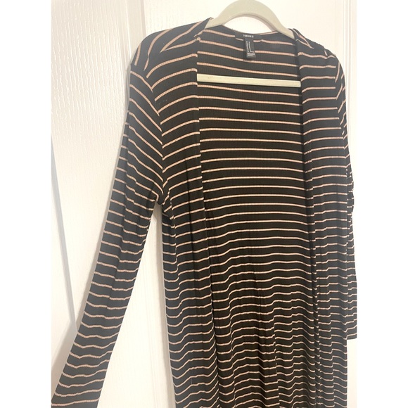 Forever 21 striped duster cardigan - Picture 2 of 5